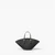 Isa Small Leather Fan Tote Bag
