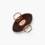 Isa Small Leather Fan Tote Bag