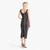 Snake Print Jacquard Dress