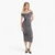 Leopard Print Stretch Matte Jersey Off-The-Shoulder Dress