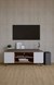 Rampo Tv Unit | V Stand for Living Room | Home Entertainment Unit | TV Console for Bedroom, for Tv Upto 43inch - Leon Teak