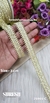 25965-C Light Gold Two-Side Samosa Gota Jhalar Lace – 2 cm