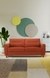 neudot Scott Sofa for Living Room |3 Persons Sofa|Premium Fabric with Cushioned Armrest | Solid Wood Frame|3 Seater in Rusty Cider Color