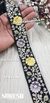 Zari Flora Designer Lace – Black Base