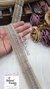 Grey Gilded Grace Zari Ribbon