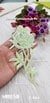 Vibrant Neon Green Handcrafted Rose Patch