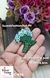 Handmade Seagreen & Dark Green Floral Patch