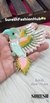 Left Facing Mint Multicolor Bird Patch – E-945