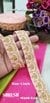 Peach Sequin, Zari & Dori Embroidery Lace – 18308-Emb