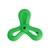 Ezra Play Triangle Dart - Dark Green Rubber Toy