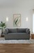 neudot Show Fabric Pull-Out Sofa Cum Bed for Living Room | 3 Seater Sofa Bed for Drawing Room & Bedroom|Diwan| Dark Grey Colour