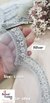 Silver Scalloped Floral Dori Lace