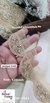 Antique Gold Scalloped Floral Dori Lace