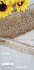 Golden Hanging Scalloped Lace