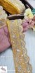 Mustard Yellow Blossom Scallop Lace