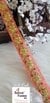 Designer Peach Floral Gota Patti Trim