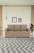neudot Roman Sofa for Living Room |3 Persons Sofa|Premium Fabric with Cushioned Armrest | Solid Wood Frame|3 Seater in Desert Brown Color