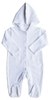 White Full Romper with hood & feet/Hoody Sleeper(100% Cotton))