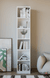 Whitman Tall Bookshelf (6 Compartments)- White Finish