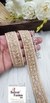 Midnight Peach  Sparkle Fusion Lace - 1 Inch