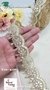 Lemon Mirror Bloom Double-Cut Gota Lace