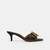 Margot Sandal With Oversized Buckle In Loved Leather