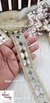 Light Gold Semi-Circle Mirror Cutwork Lace
