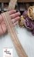 Peach Gilded Grace Zari Ribbon