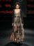 Black  Beige Dancing Paisley Ensemble
