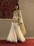 Cream & Olive Darpan Suit Set