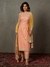 Coral & Yellow Sterling Suit Set