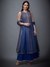 Royal Blue Puneeta Hand Embroidered Suit Set