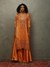 Orange Bandhini Suit Set