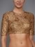 Gold  Bollywood Bling Blouse