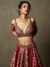Burgundy Ishana Blouse