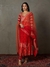 Red Villa Anarkali Suit