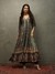 Teal Jamdani Anarkali Suit