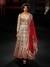 Burgundy   Beige Abha Suit Set