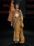 Mustard Olive Jamdani Drape Saree With Belt