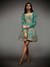 Emerald & Multi Rabari Dress