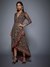 Charcoal & Beige Kuru Dress
