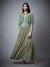 Emerald & Gold Satnam Dress