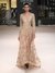 Beige Mughal Orchid Gown