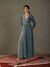 Prussion Blue Bougaenvilla Jumpsuit