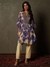 Purple & Ivory Delphi Kurti