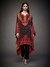 Black & Red Phulkari Kurti
