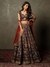 Black & Multi Avena Lehenga Set