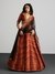 Black & Rust Vasu Lehenga Set