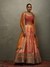 Pepper Orange & Red Rukmini Lehenga Set