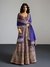 Purple & Gold Alaknanda Lehenga Set